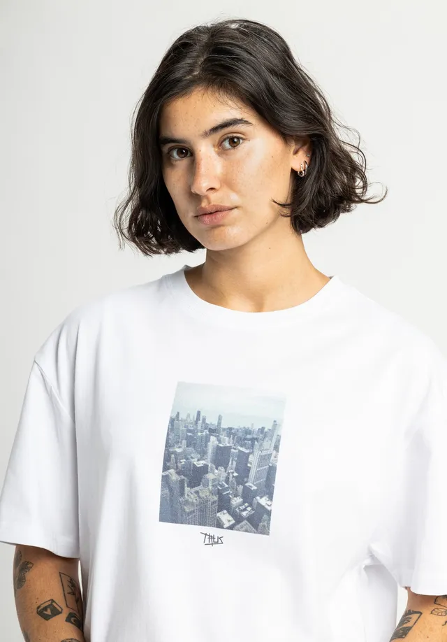 titus-muzio-t-shirt-regular-cut-skyline-print image 1