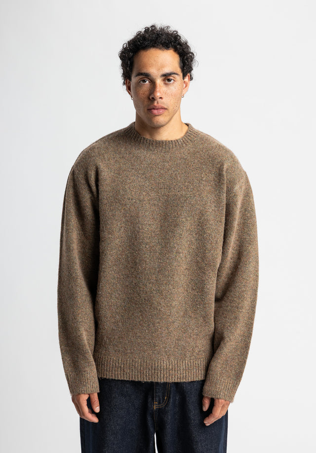 titus-lennes-strickpullover-regular-fit-meliert-mit-rundhals image 2