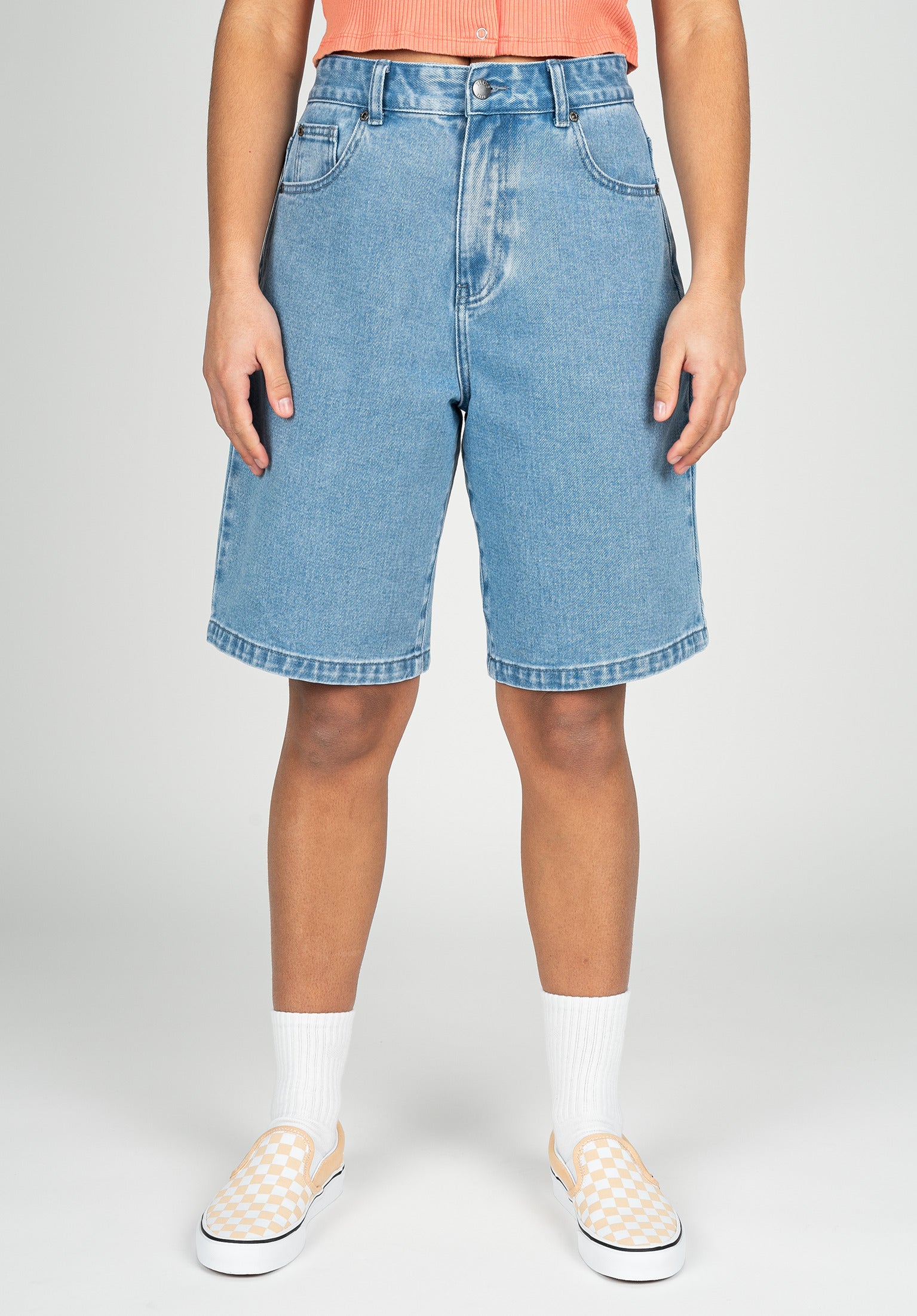 titus-duana-jeans-short-denim-shorts-mit-zip-fly image 1