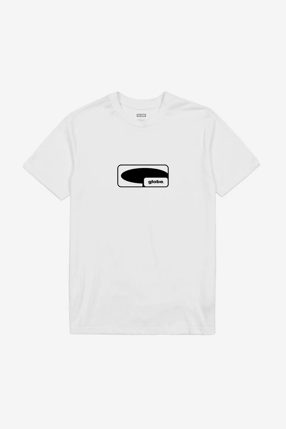 globe-g-icon-tee-white-baumwoll-t-shirt image 1