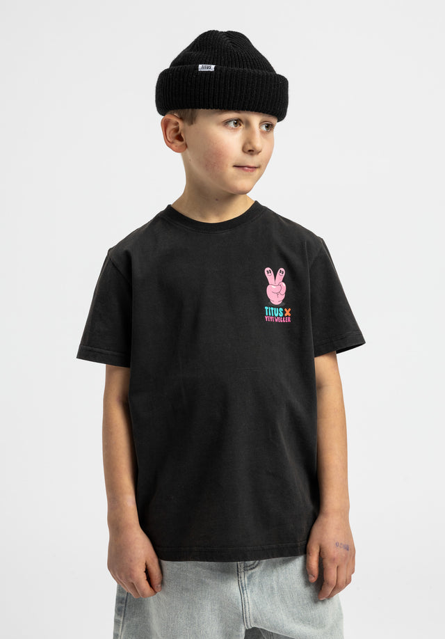 titus-x-yeye-weller-push-hard-kids-t-shirt image 2
