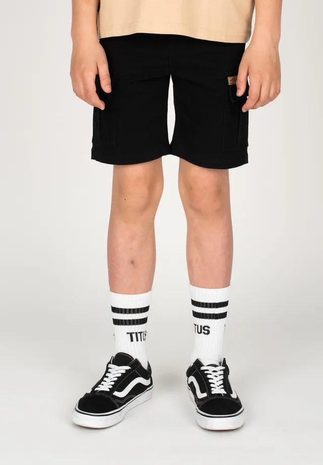 titus-twill-cargo-kids-shorts image 1