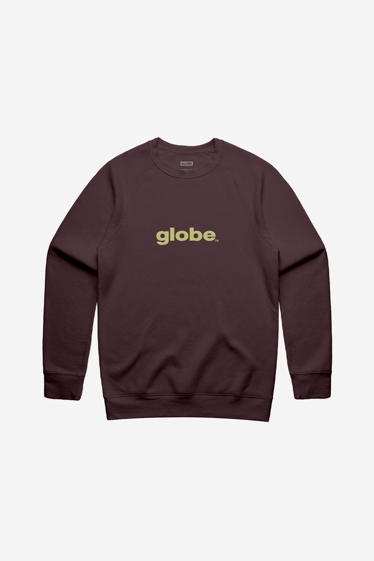 globe-o-g-crew-sweatshirt-prune image 1