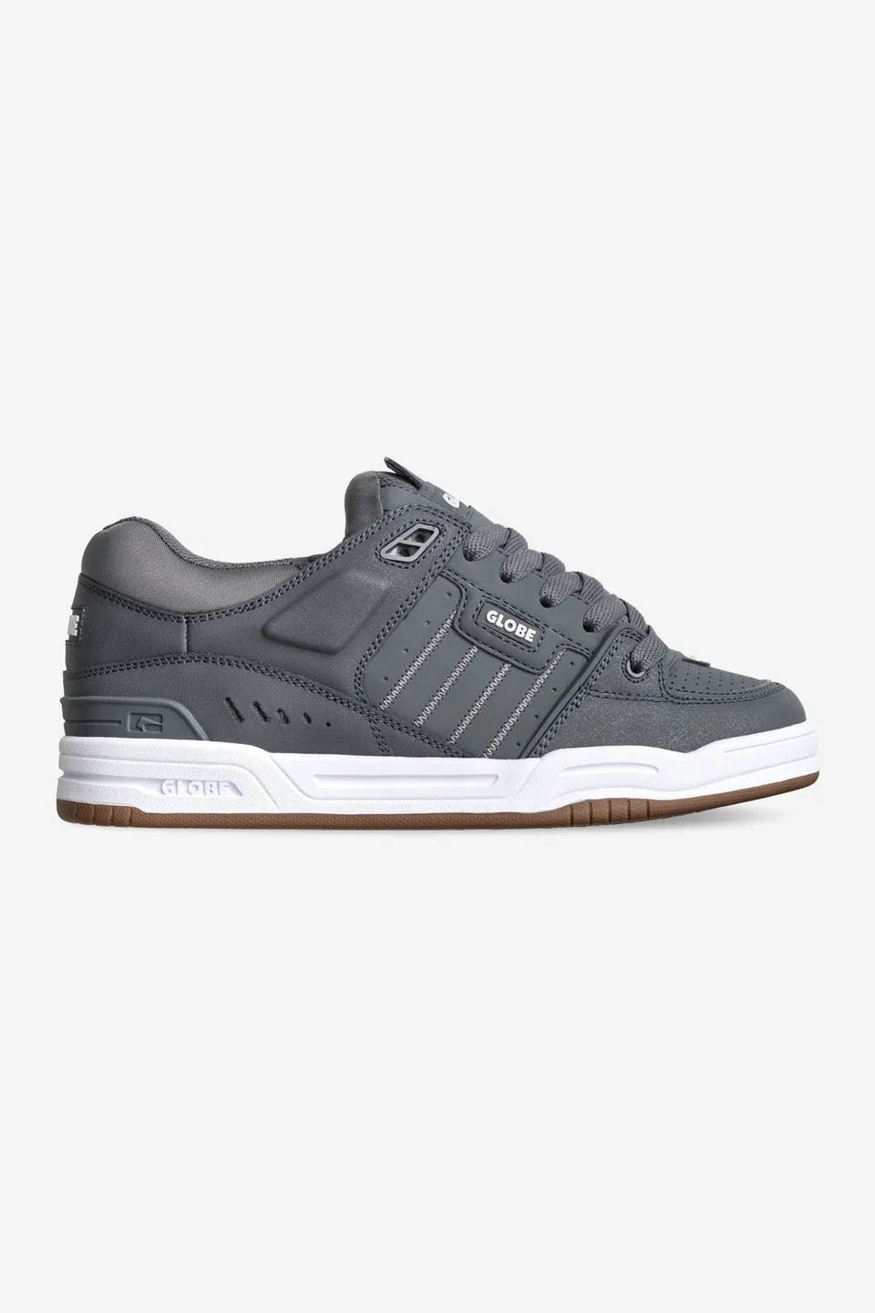 globe-fusion-charcoal-white-skateschuh image 1