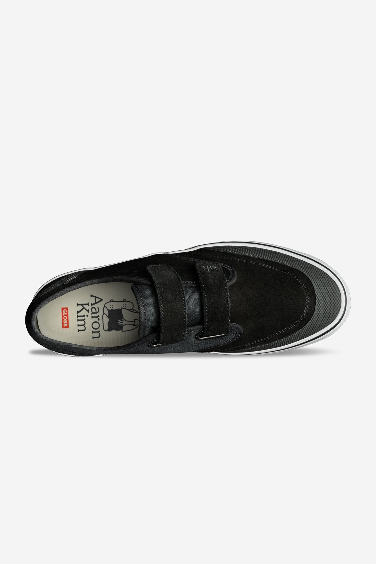 globe-motley-ii-strap-black-white-skateschuhe image 2