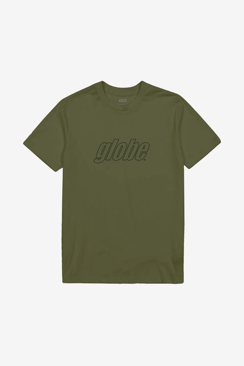 globe-impact-tee-olive-t-shirt-aus-bio-baumwolle image 1