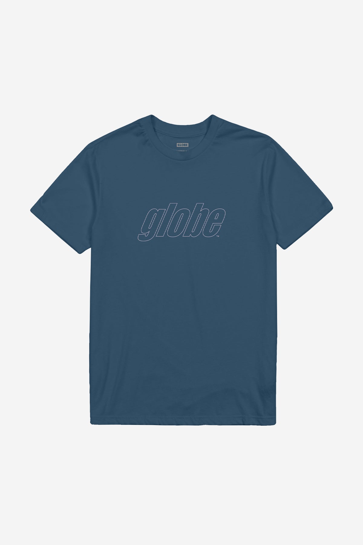globe-impact-tee-steel-blue-t-shirt image 1