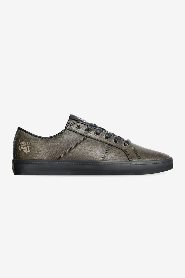 globe-surplus-low-skate-schuh-black-distress-bauer image 1