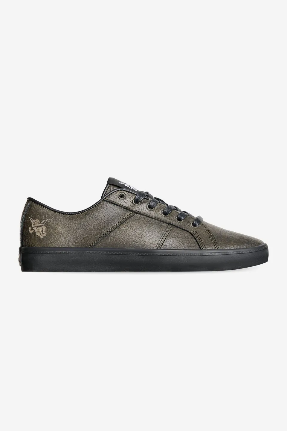 globe-surplus-low-skate-schuh-black-distress-bauer image 1