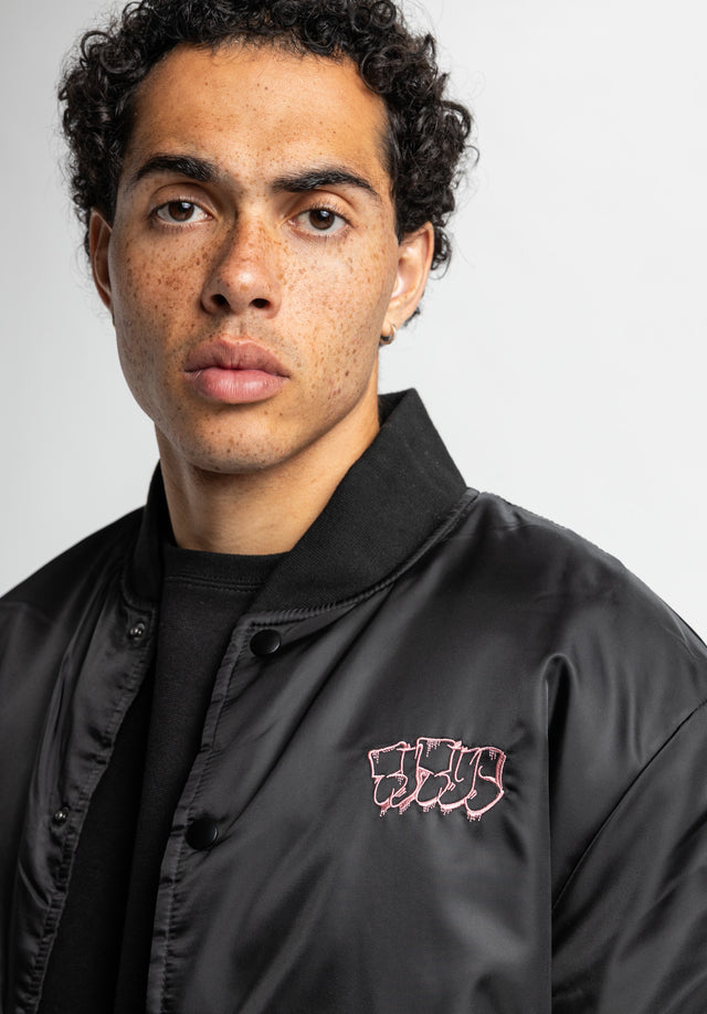 titus-jack-bomberjacke-schwarz-mit-graffiti-stickerei image 4