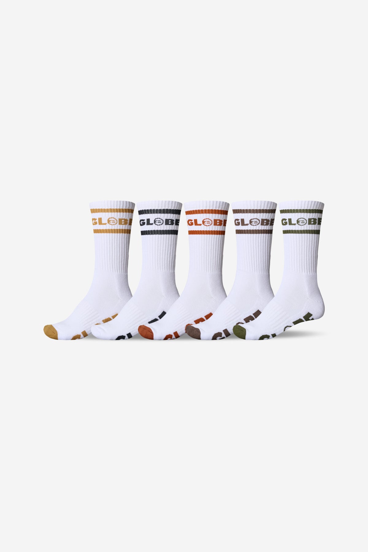 globe-tilt-hi-crew-socken-5er-pack-white-assorted image 1