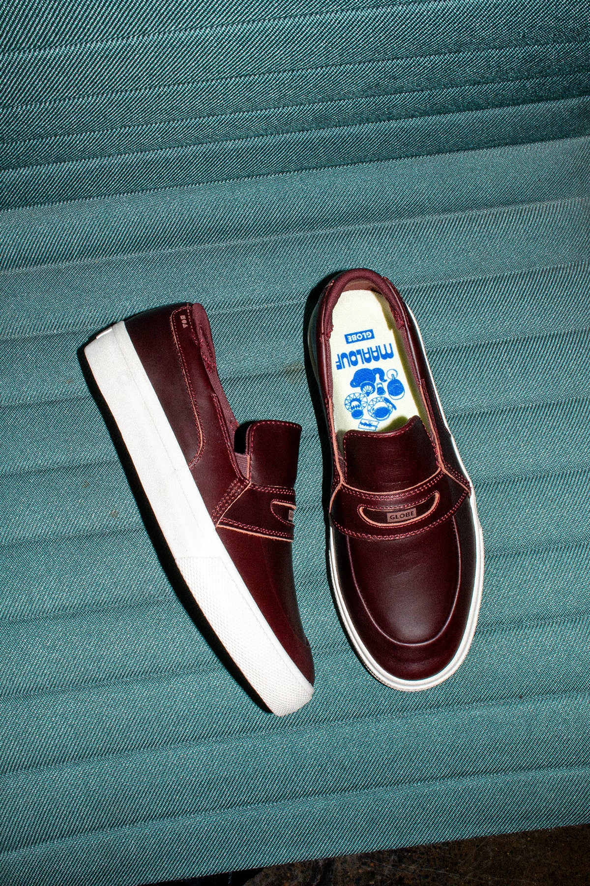 globe-liaizon-oxblood-maalouf-slipper-skate-schuhe image 4