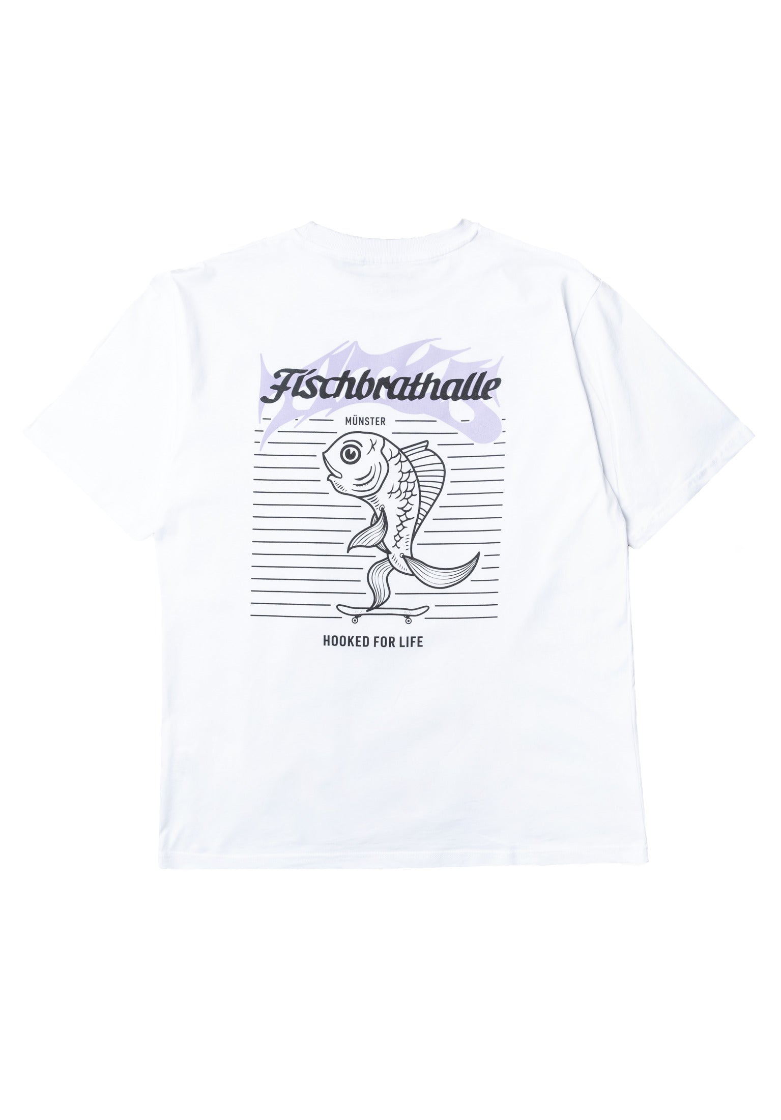 titus-x-fischbrathalle-t-shirt-in-white-f-r-herren image 1
