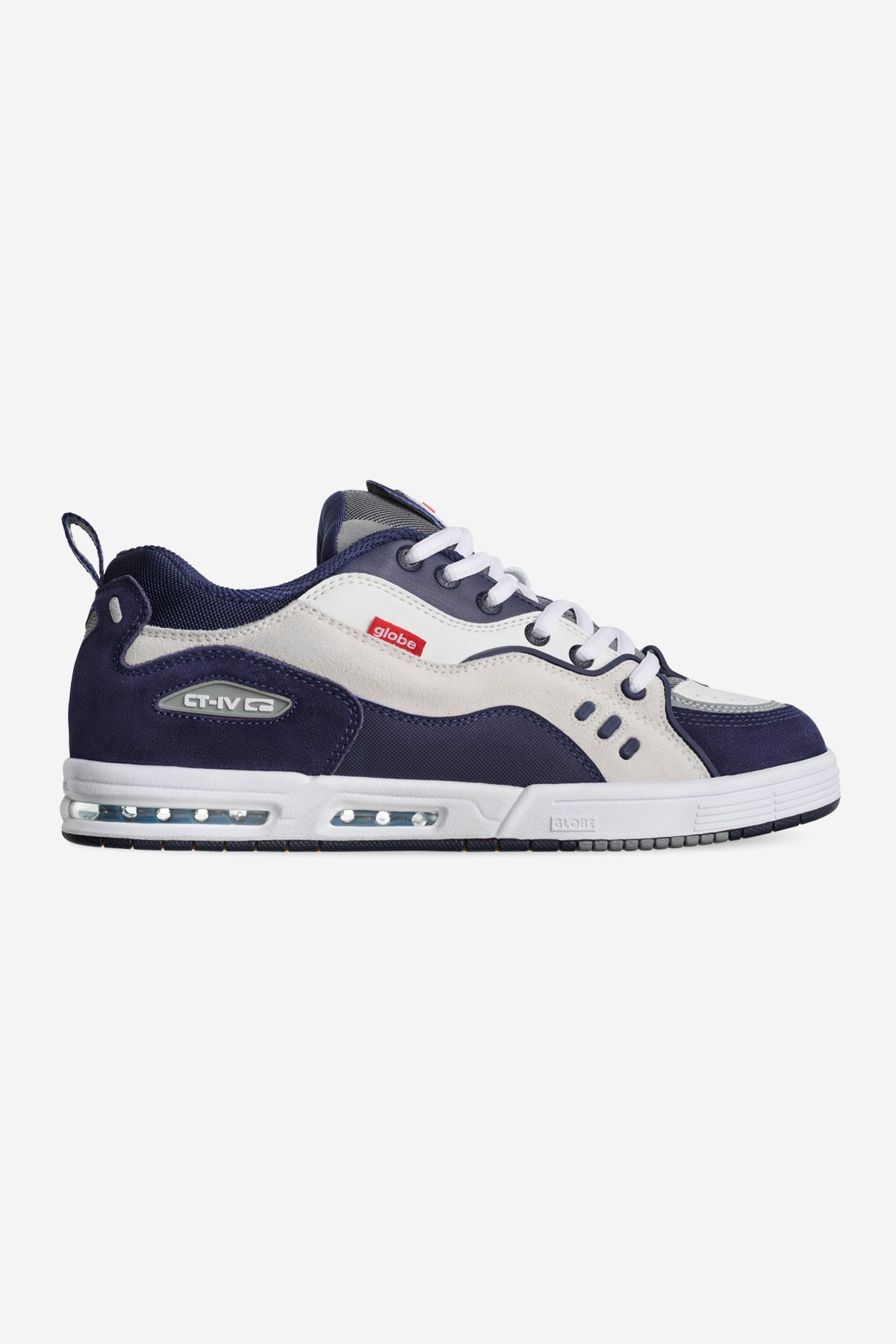 globe-ct-4-white-navy-heritage-skate-schuhe image 1