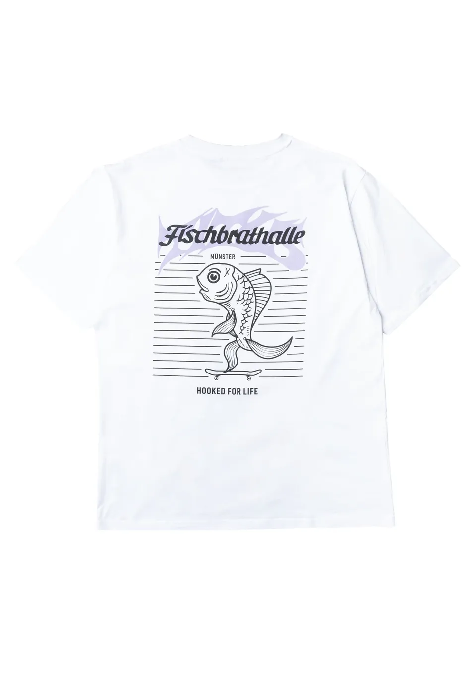 titus-x-fischbrathalle-t-shirt-in-white-f-r-herren image 1