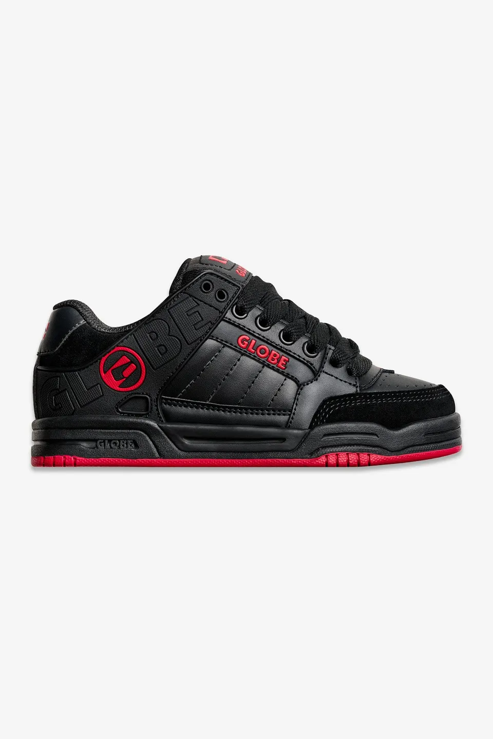 globe-tilt-kids-skate-schuhe-black-true-red image 1