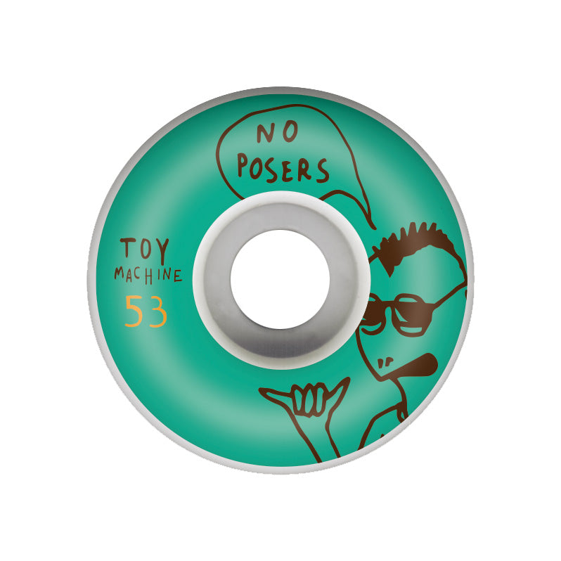 toy-machine-no-posers-53mm-skateboard-rollen image 1
