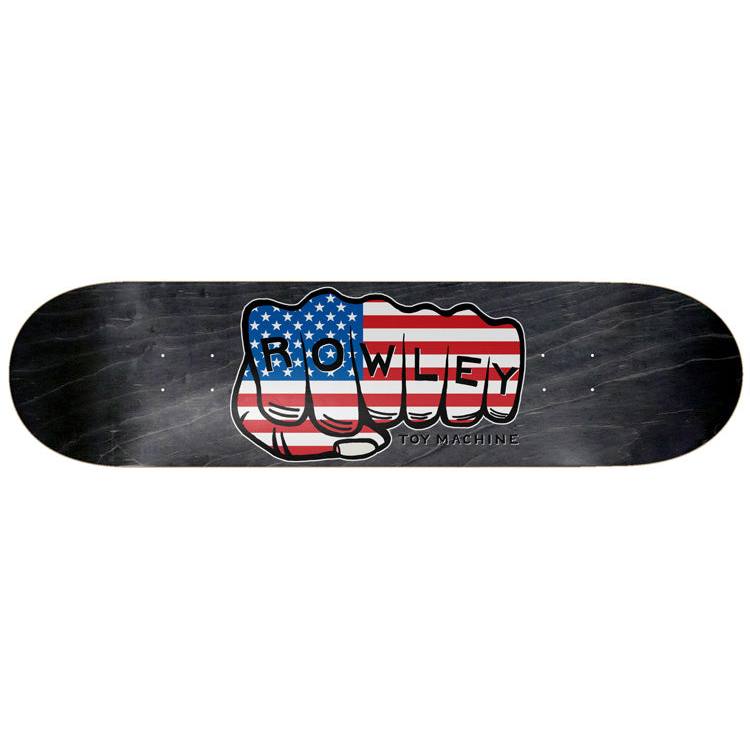 toy-machine-geoff-rowley-old-glory-fist-8-50-skateboard-deck image 2