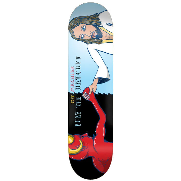 toy-machine-bury-the-hatchet-sym-8-25-skateboard-deck image 1