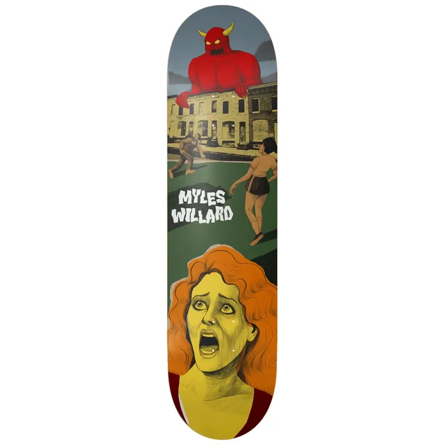toy-machine-myles-willard-horror-show-skateboard-deck-8-38 image 1
