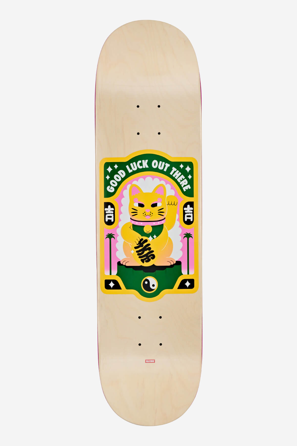 globe-g2-maneki-skateboard-deck-8-375-lucky-gold image 1