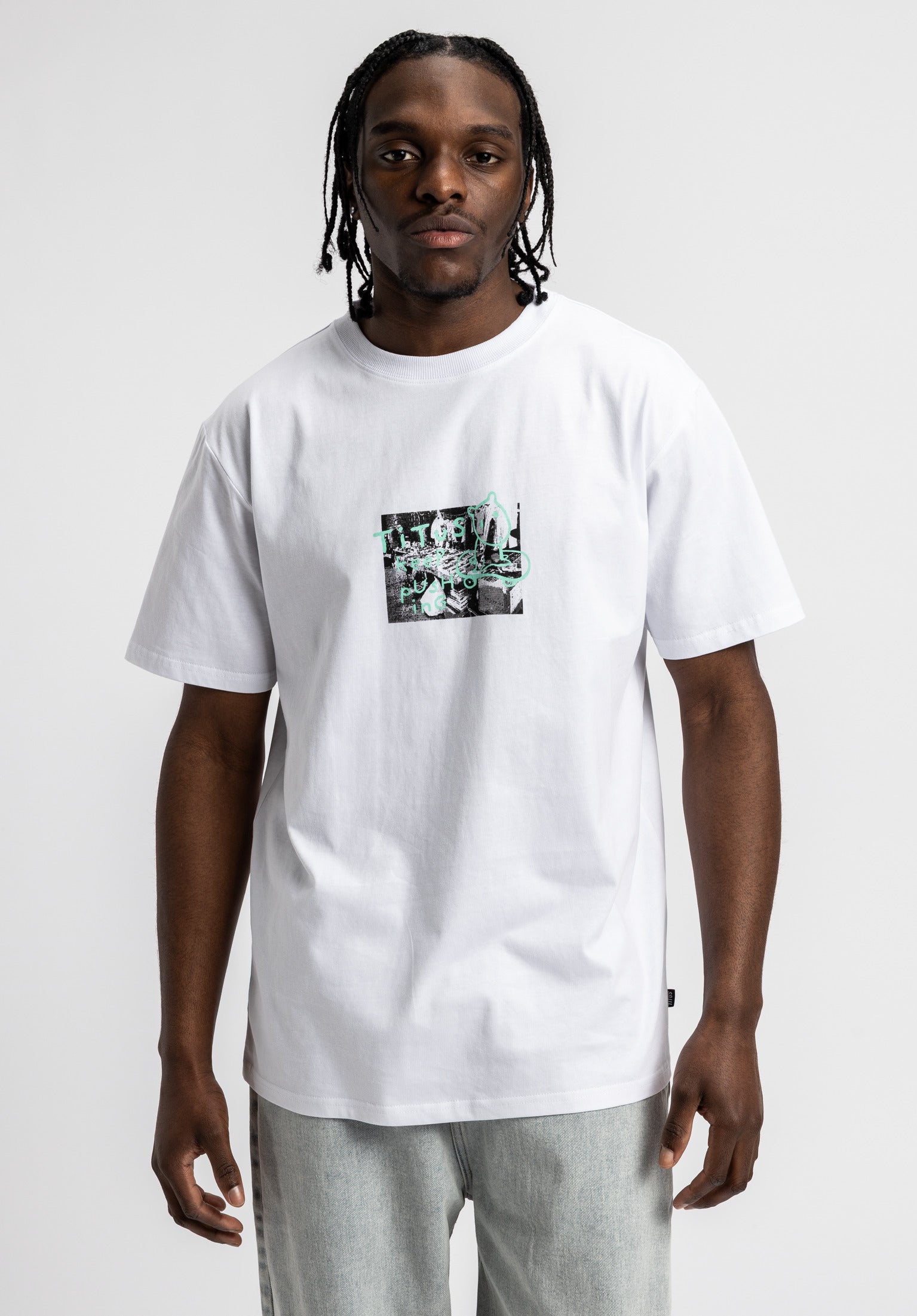 titus-doggo-t-shirt-white-f-r-herren image 1