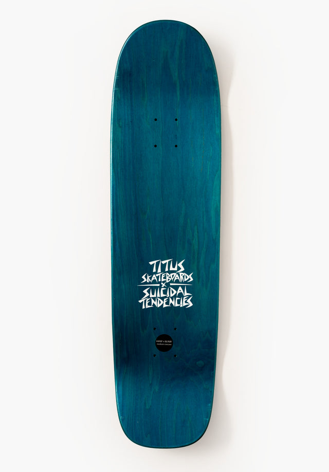 titus-pentagram-suicidal-collabo-skateboard-deck-black-blue image 2