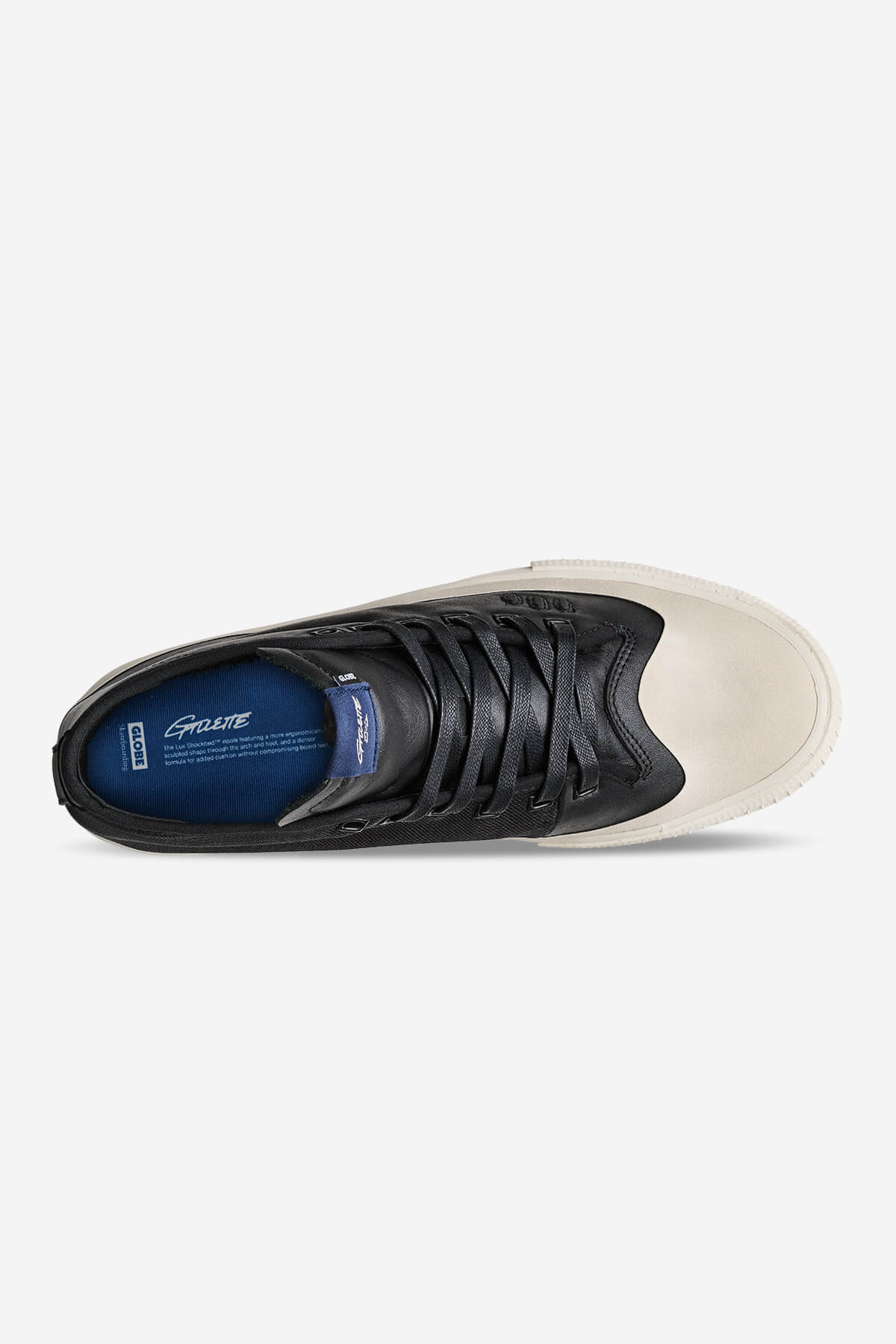 globe-gillette-mid-skate-schuhe-black-leather-austyn-gillette image 2