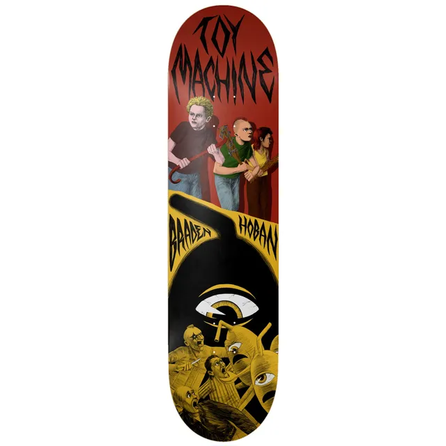 toy-machine-braden-hoban-horror-show-skateboard-deck-8-25 image 1