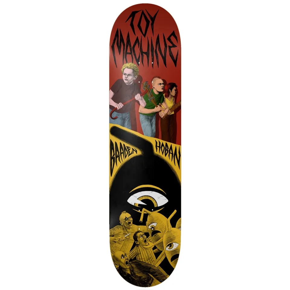 toy-machine-braden-hoban-horror-show-skateboard-deck-8-25 image 1