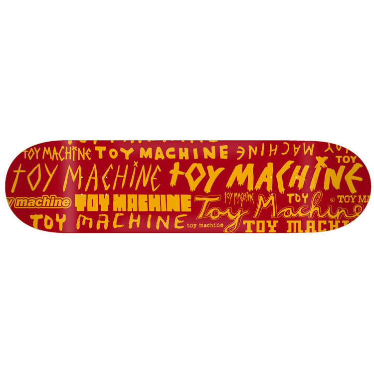 toy-machine-word-marks-red-8-00-skateboard-deck image 2