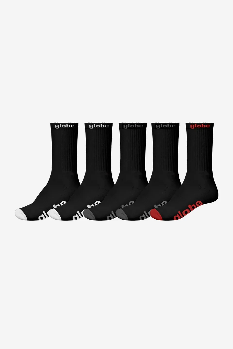 globe-og-hi-crew-socken-5er-pack-black-assorted image 1