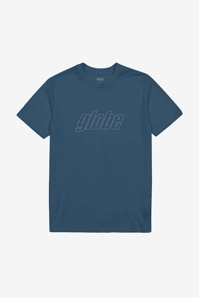 globe-impact-tee-steel-blue-t-shirt image 1