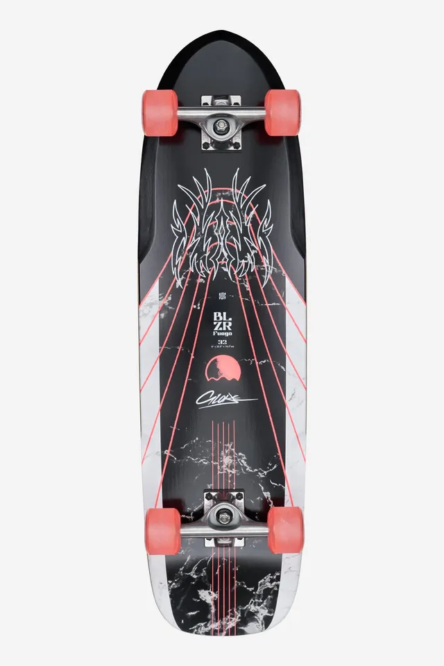 globe-blazer-fuego-32-cruiserboard-bamboo-red-komplett image 1