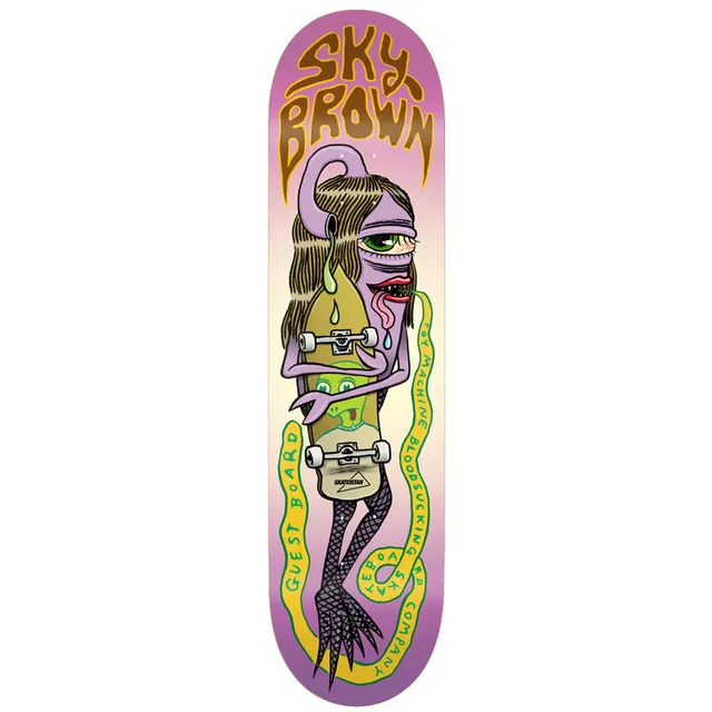 toy-machine-sky-brown-guest-skateboard-deck-8-25 image 1