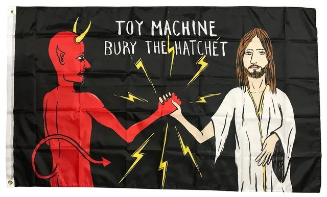 toy-machine-bury-the-hatchet-flag image 1