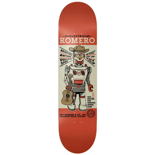 toy-machine-leo-romero-robot-skateboard-deck-8-50 image 1