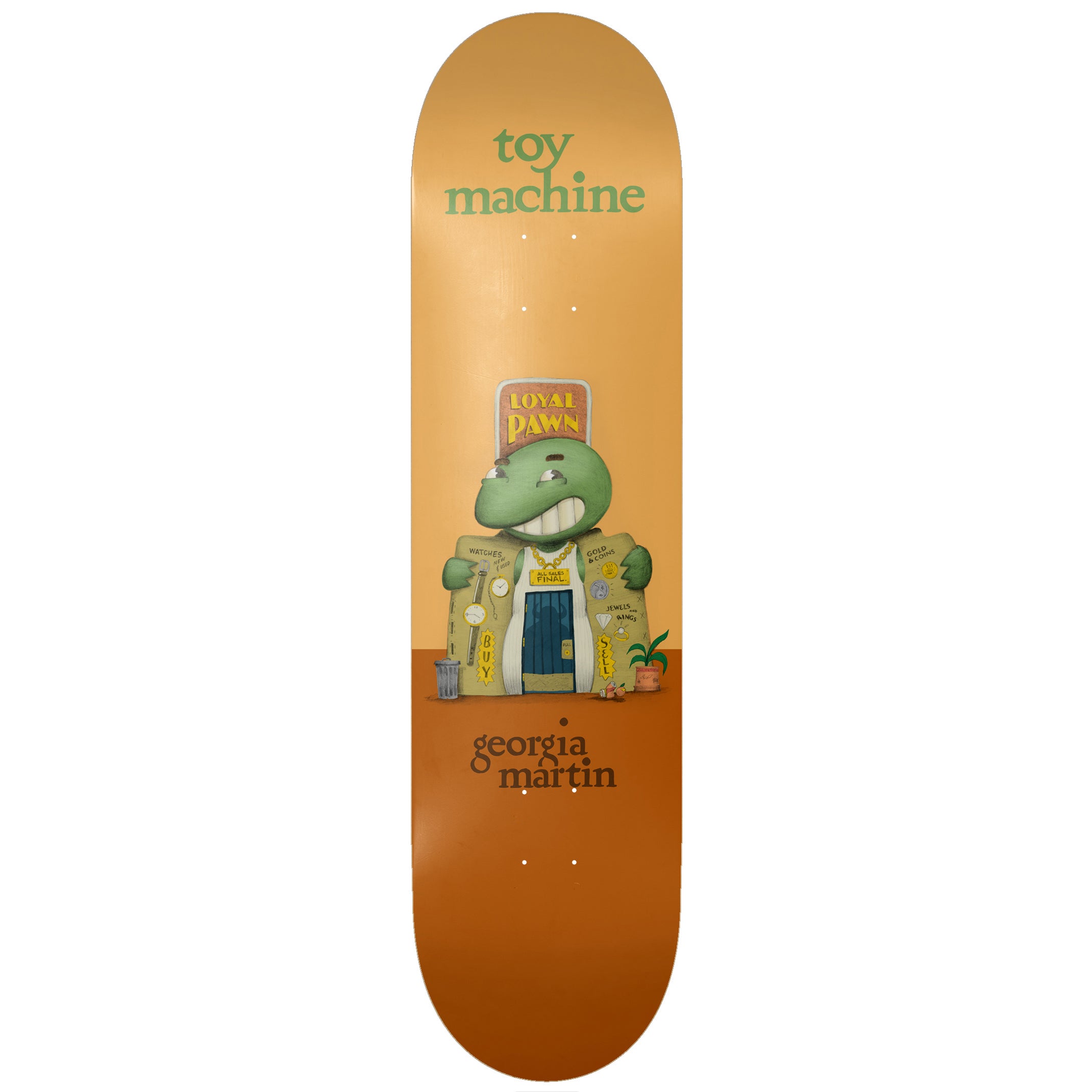 toy-machine-georgia-martin-roadside-8-25-skateboard-deck image 2