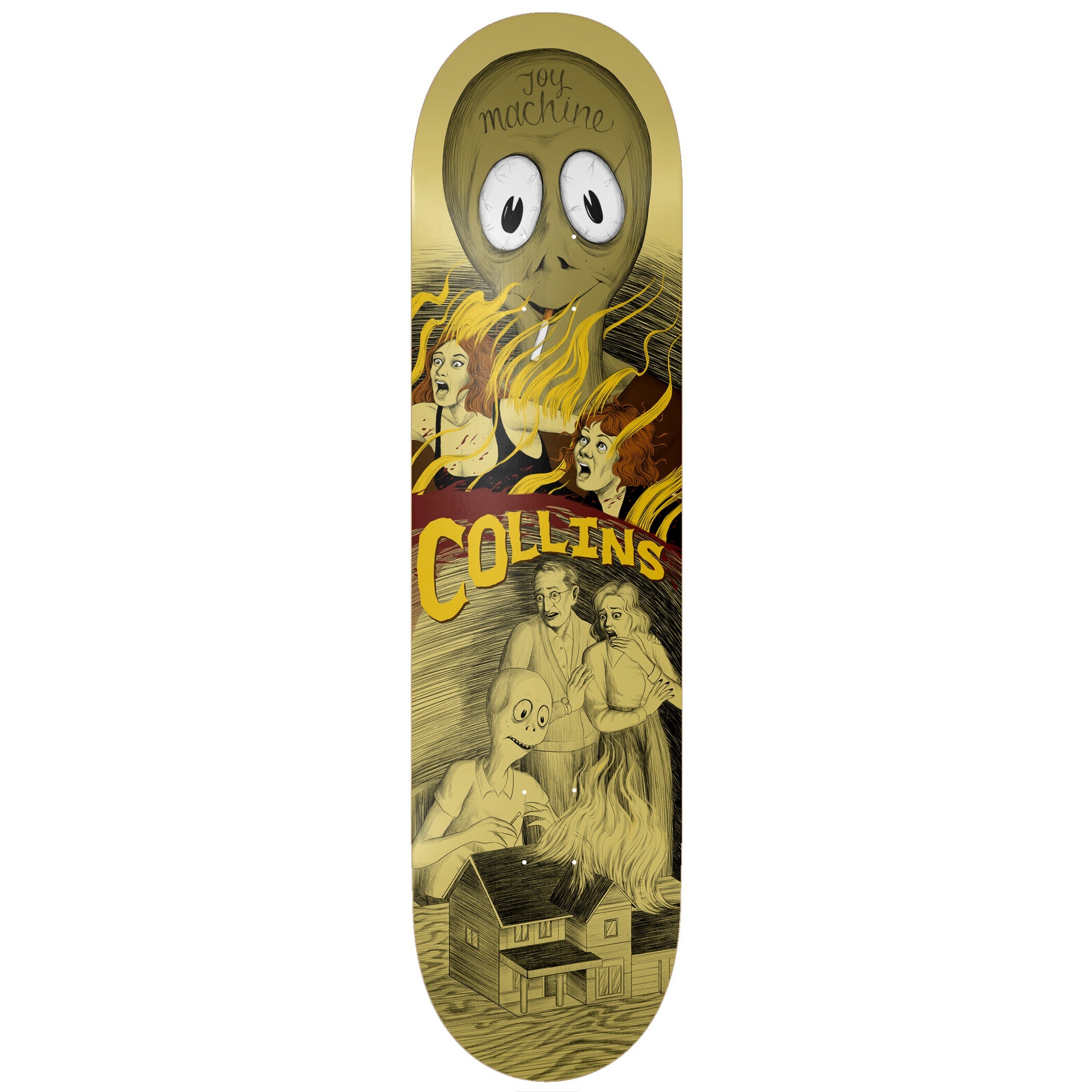 toy-machine-cj-collins-horror-show-skateboard-deck-8-13 image 1