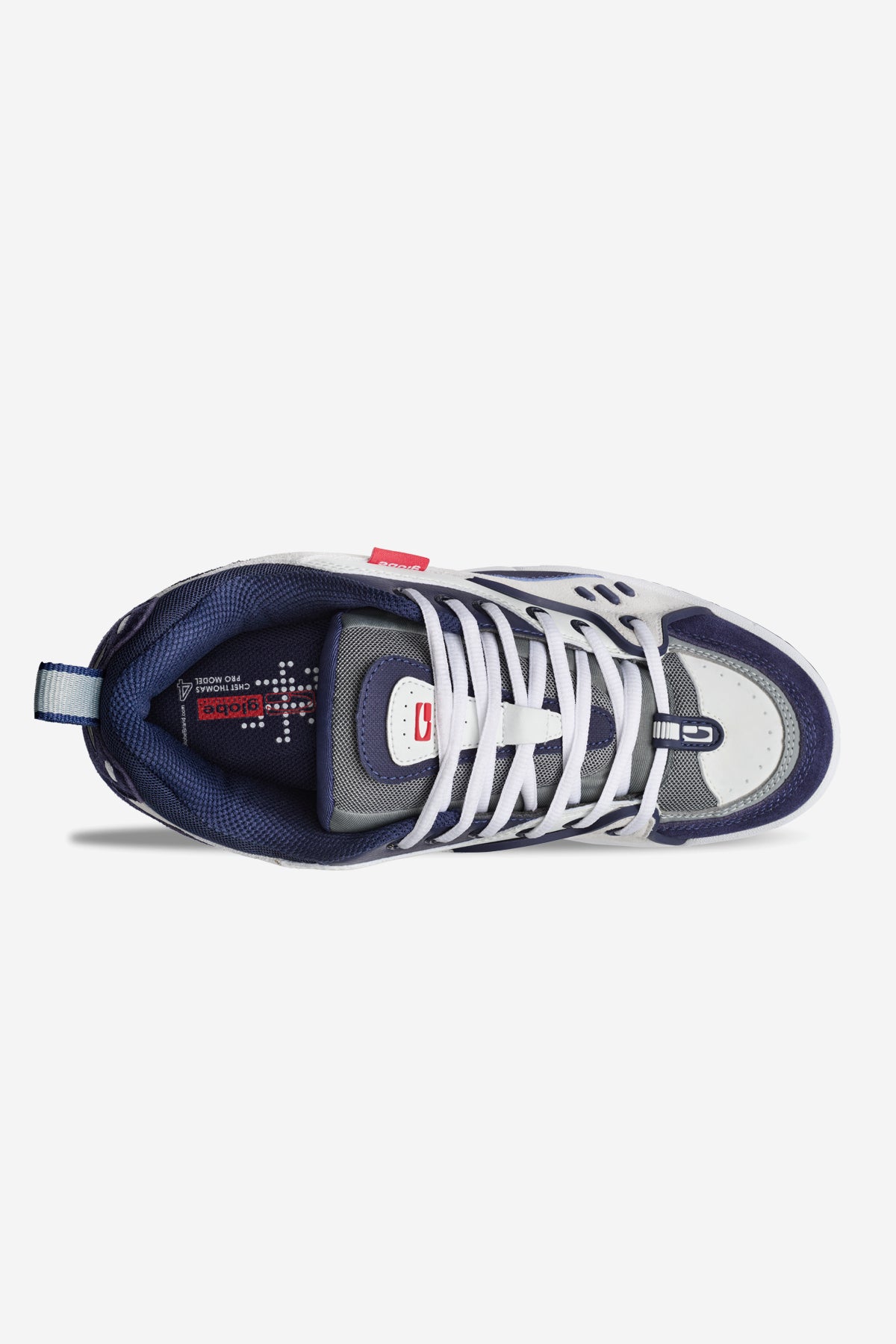 globe-ct-4-white-navy-heritage-skate-schuhe image 2