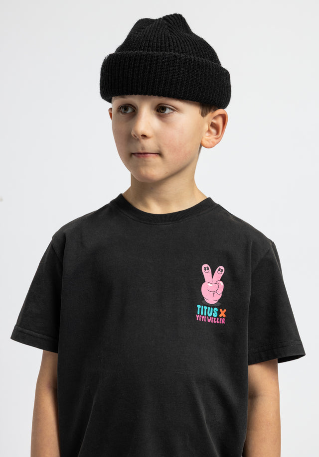 titus-x-yeye-weller-push-hard-kids-t-shirt image 3