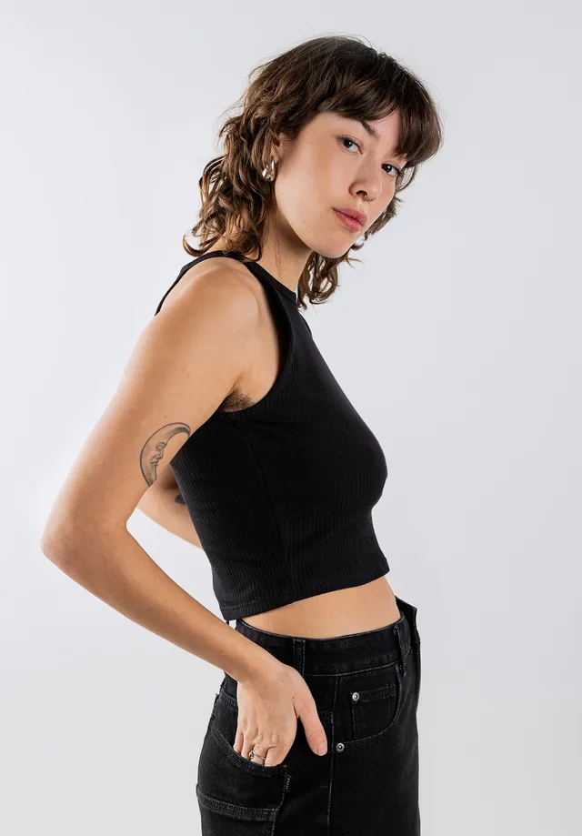titus-rois-top-crop-ribbed-jersey-damen image 1