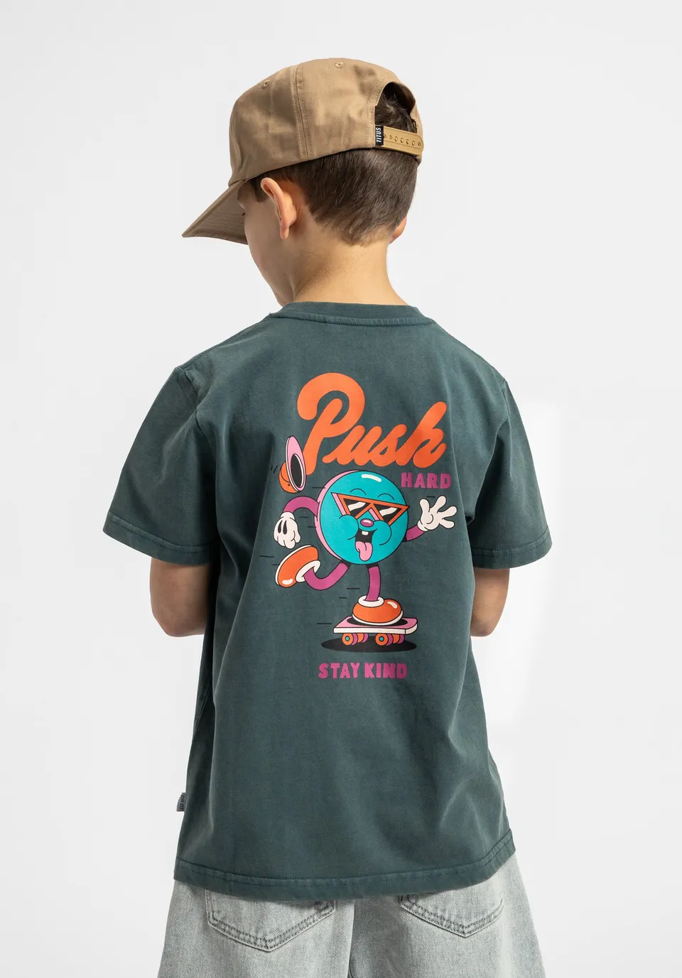 titus-x-yeye-weller-push-hard-kids-t-shirt-regular-fit image 1