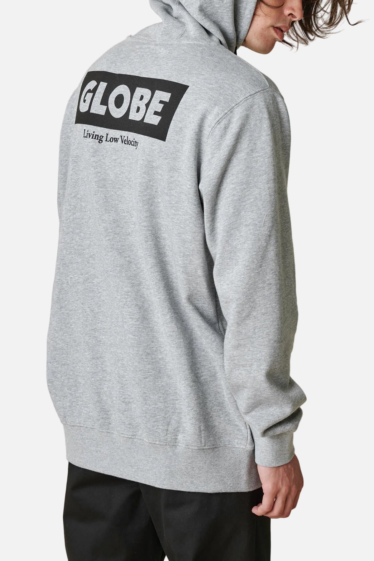globe-living-low-velocity-hoodie-grey-marle image 2
