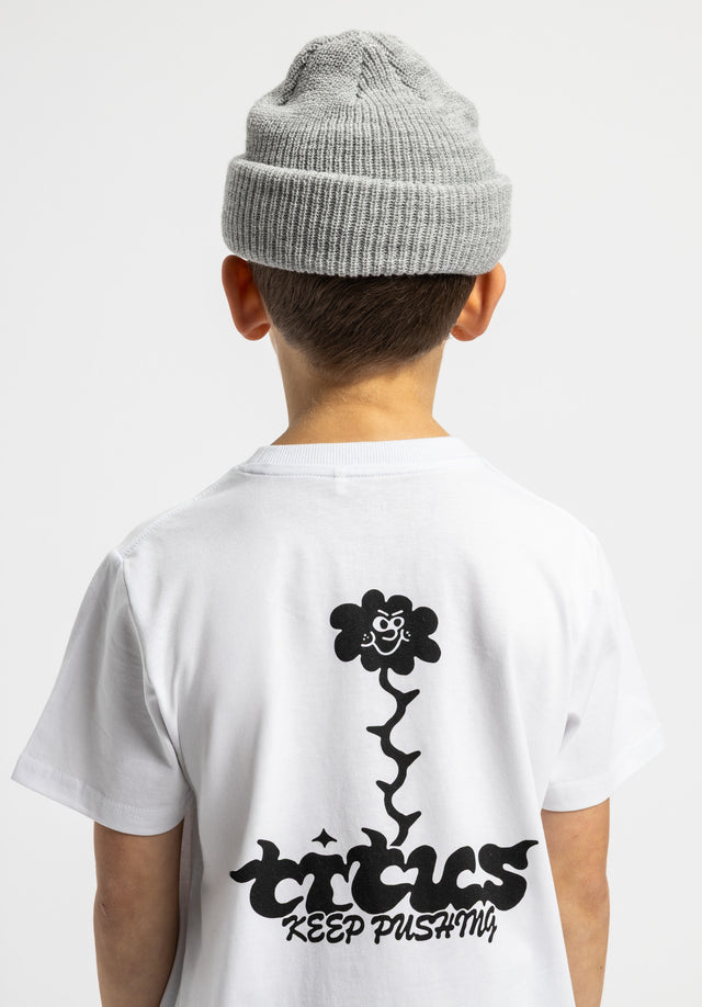 titus-angry-flower-kids-t-shirt-white image 2