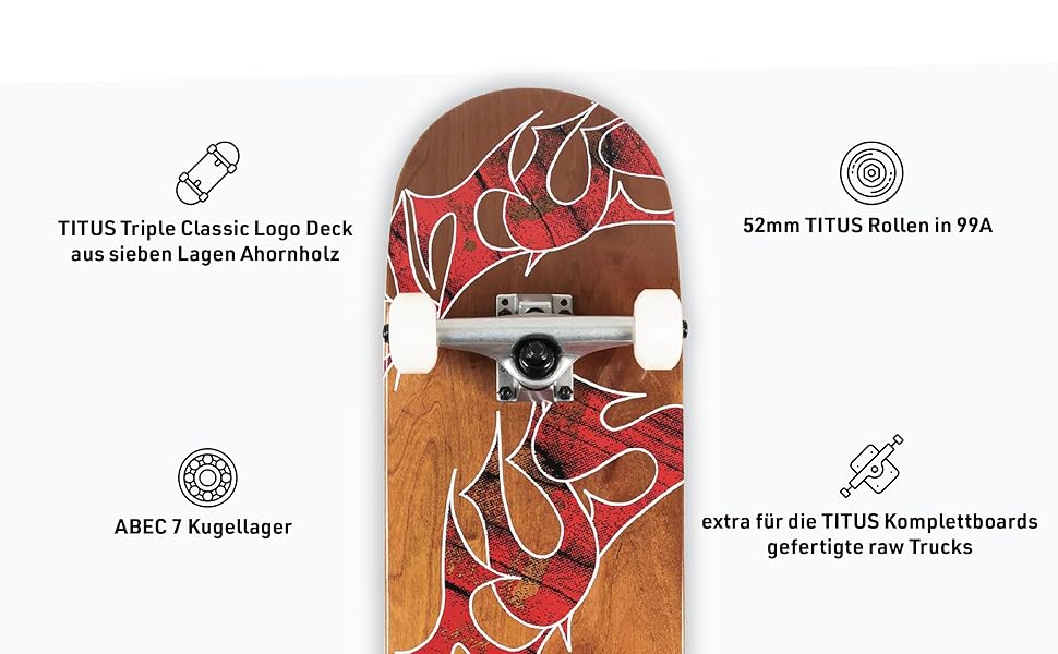 titus-triple-classic-logo-skateboard-komplettboard-53mm-99a image 8