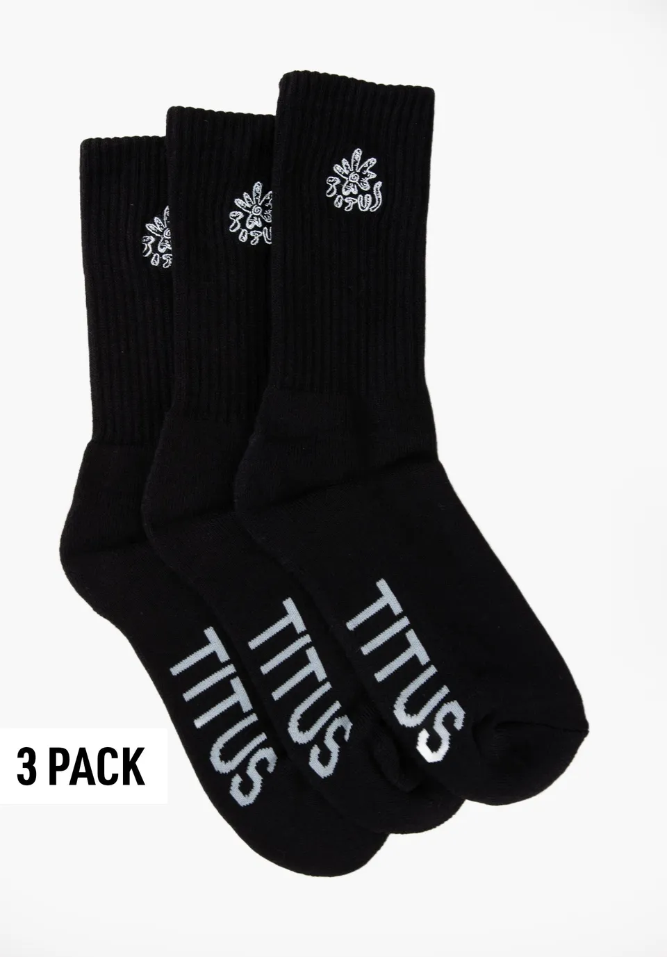 titus-florina-3-pack-socken-black image 1