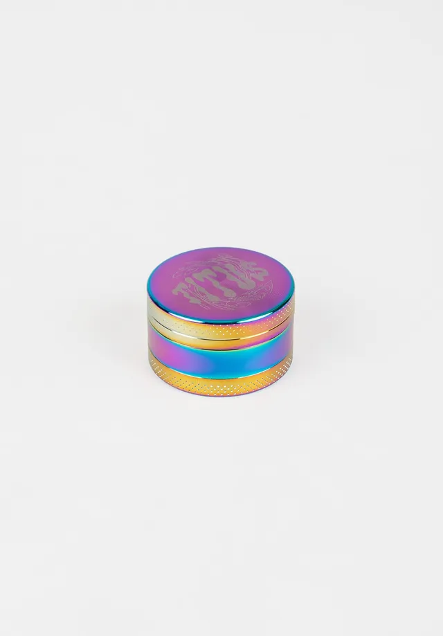 titus-hazy-days-pocket-metal-3-parts-mini-grinder-aluminium-3-8-cm-oil-slick-3 image 1