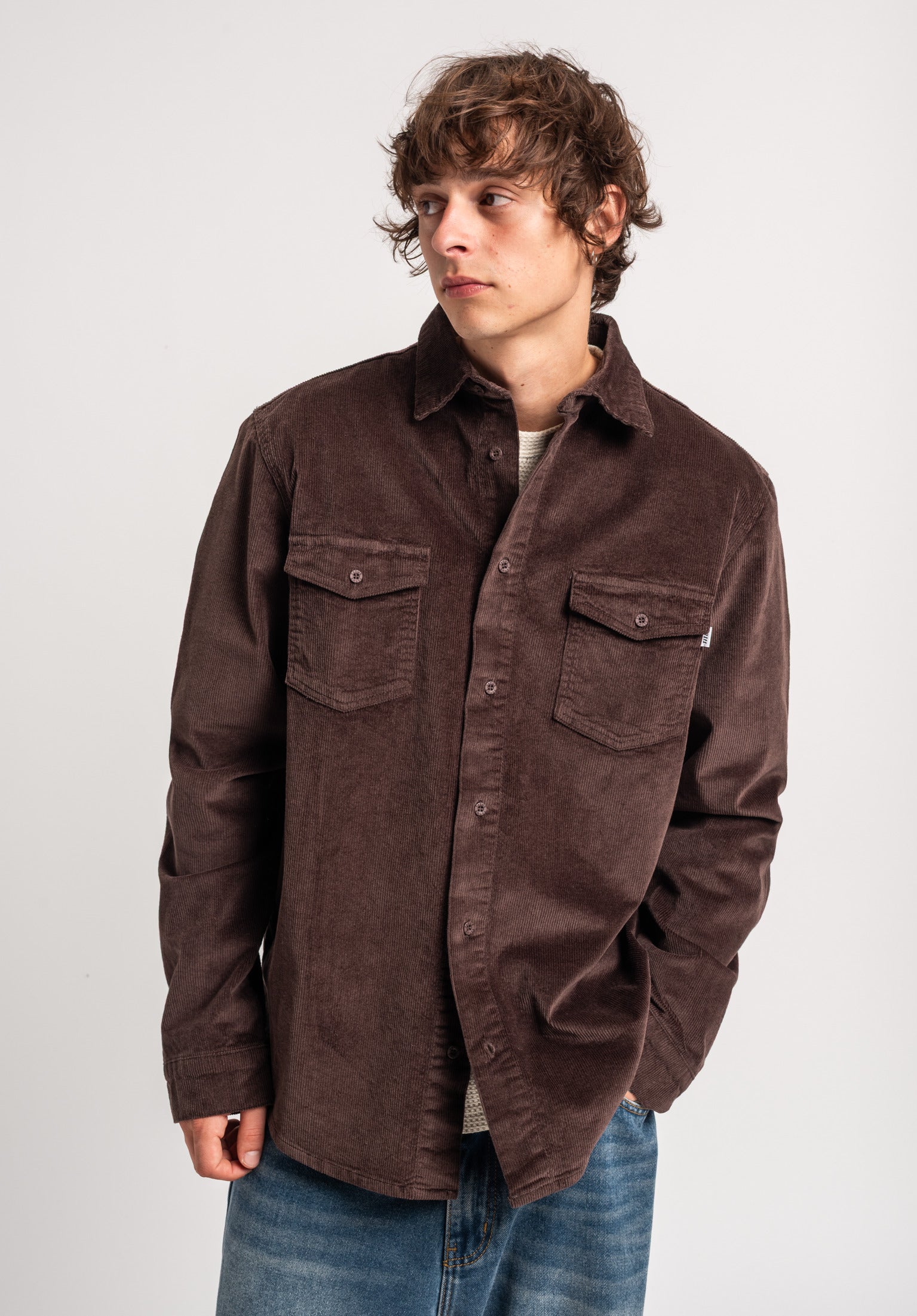 titus-roman-cord-langarmhemd-regular-fit image 1
