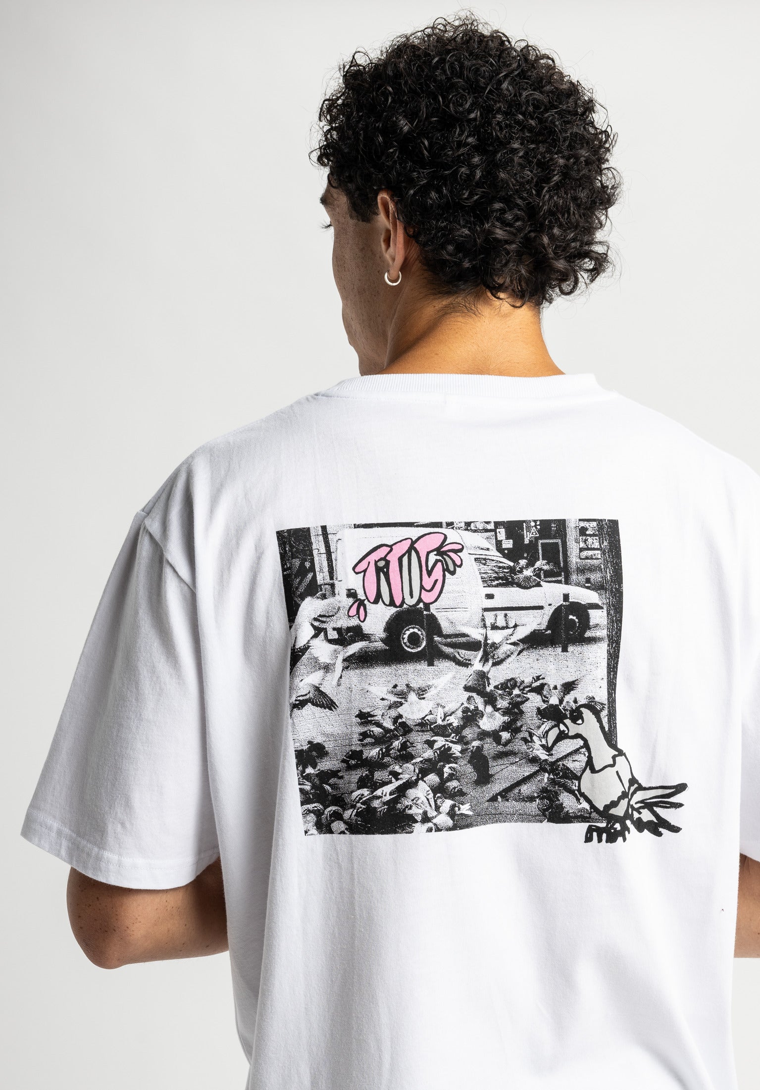 titus-pigeon-chaos-t-shirt-regular-streetart image 1